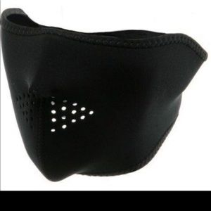 Black Neoprene Half Face Mask